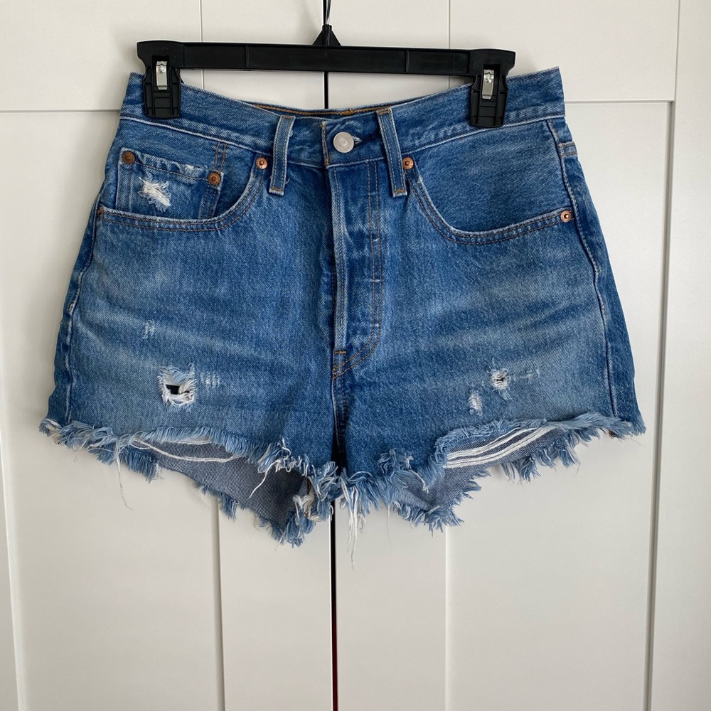 Levi 501 denim shorts